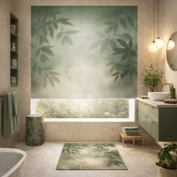 Estor Enrollable de Baño Botanic Silence | Diseño Vegetal Premium | Estores Iroa