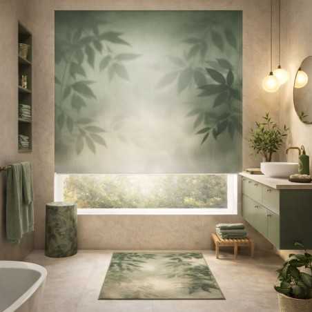 Estor Enrollable de Baño Botanic Silence | Diseño Vegetal Premium | Estores Iroa