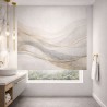 Estor Enrollable de Baño Aura Stone | Diseño Abstracto Beige y Gris | Estores Iroa