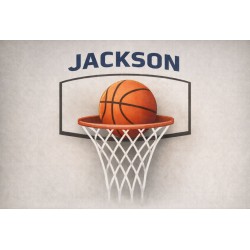 Estor Enrollable Personalizado Baloncesto con Nombre | Estores Iroa