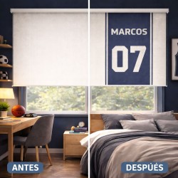 Estor Infantil Personalizado con Nombre y Número | COURT 07