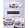Camiseta personalizada 100% Papá Guerrero con nombre | Regalo papá
