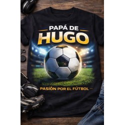 Camiseta personalizada papá fútbol con nombre | Regalo papá futbolerobre