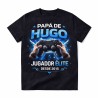 Camiseta personalizada Papá Gamer con nombre y año | Regalo original