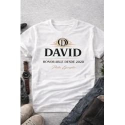 Camiseta Personalizada Nombre y Año Padre Honorable| Regalo Papá