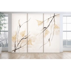 Panel Japonés Japandi Moderno | Cortina Japonesa Efecto Lino Premium