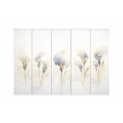 Panel Japonés Botánico Lirios Moderno Premium | Estores Iroa España