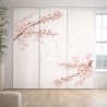 Panel japonés flor de cerezo a medida Kyoto | Panel japonés moderno para salón