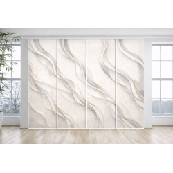 Panel Japonés Moderno Ondas Zen Premium | A Medida | Estores Iroa