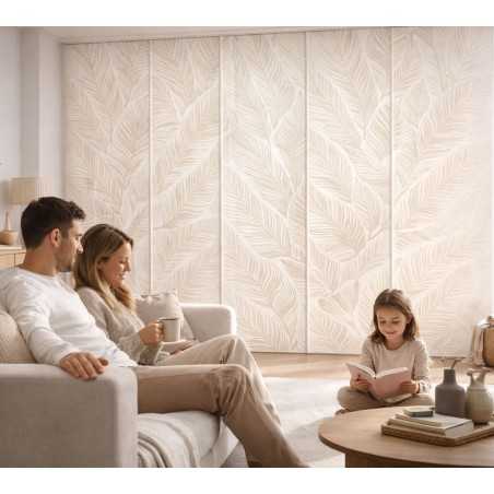Panel japonés a medida Pampas Beige | Moderno | Estores Iroa