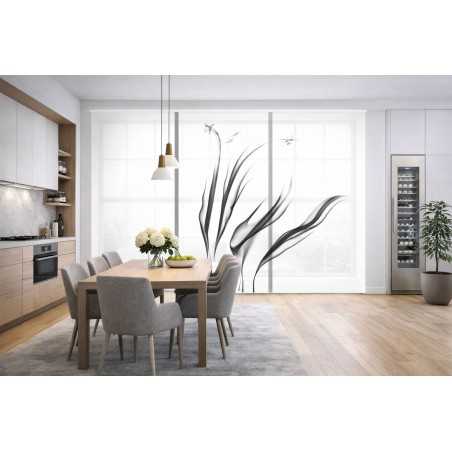 Panel Japonés Floral 014 a Medida | Estores Iroa