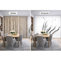 Panel Japonés Floral 014 a Medida | Estores Iroa