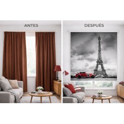 Estor Enrollable París 114 Torre Eiffel | Estores Decorativos Modernos