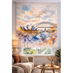 Estor Enrollable Sidney Decorativo | Estores de Ciudades a Medida | Estores Iroa