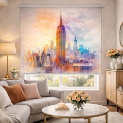 Estor Enrollable Nueva York Empire State | Estor de Ciudades a Medida | Estores Iroa