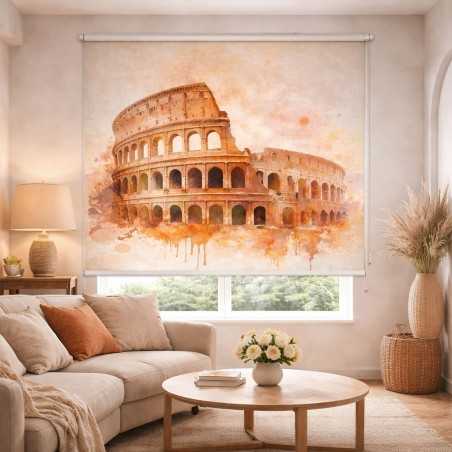Estor Coliseo Roma | Estor Enrollable Ciudades | Estores Iroa