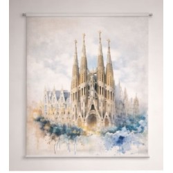 Estor Enrollable Barcelona Sagrada Familia | Estor Decorativo a Medida | Estores Iroa