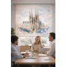 Estor Enrollable Barcelona Sagrada Familia | Estor Decorativo a Medida | Estores Iroa