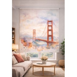 Estor Enrollable San Francisco Golden Gate | Estor Decorativo a Medida | Estores Iroa