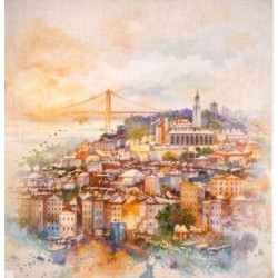 Estor Lisboa Decorativo | Estor Enrollable Ciudad | Estores Iroa