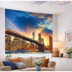 Estor Nueva York Brooklyn Bridge | Estor Manhattan Skyline| Estores Iroa