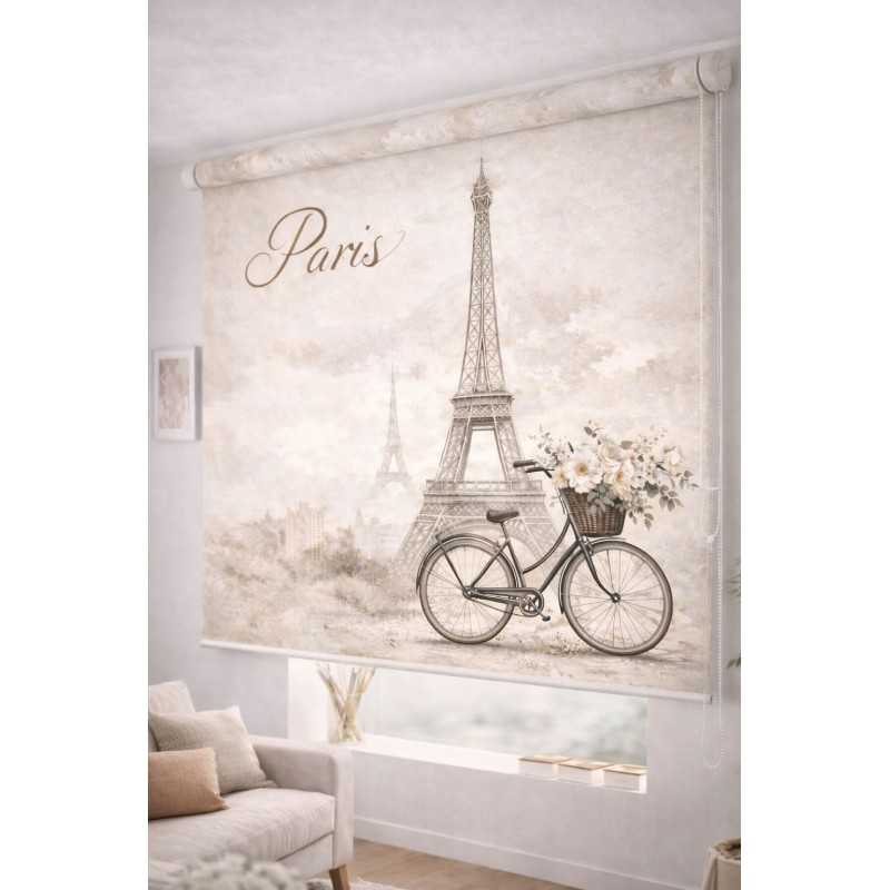 Estor Enrollable París Vintage Torre Eiffel | Estores Iroa