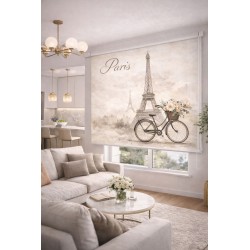 Estor Enrollable París Vintage Torre Eiffel | Estores Iroa