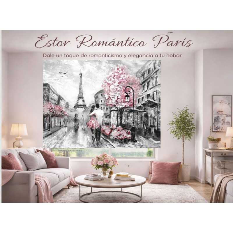 Estor Enrollable París 033 Romántico Torre Eiffel | Estores Iroa