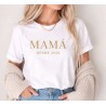 Camiseta Mamá Desde Personalizada en Dorado | Regalo Día de la Madre