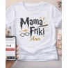 Camiseta personalizada mamá friki con nombre | Regalo Día de la Madre