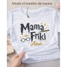 Camiseta personalizada mamá friki con nombre | Regalo Día de la Madre