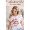Camiseta La mejor mamá del mundo personalizada con nombre | Regalo Día de la Madre