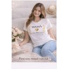 Camiseta Mamá con Nombres Personalizada | Diseño Dorado Elegante