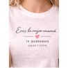 Camiseta personalizada mamá con nombres | Regalo elegante Día de la Madre