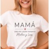 Camiseta personalizada mamá con nombres | Regalo Día de la Madre original