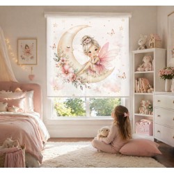 Estor Infantil Hada Luna – Estor Enrollable Decorativo para Habitación de Niña | Estores Iroa