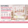 Estor Infantil Personalizado Animales Tren | Estor Bebé Decoración Habitación | Estores Iroa