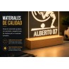 Lámpara LED Personalizada de Fútbol con Nombre | Regalo Infantil