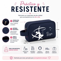 Neceser Personalizado Gimnasia Rítmica con Nombre | Regalo Original | Estores Iroa
