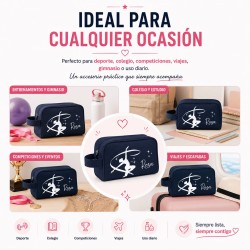Neceser Personalizado Gimnasia Rítmica con Nombre | Regalo Original | Estores Iroa