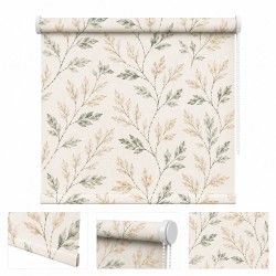 Estor Enrollable Decorativo Hojas Beige Autumn | Estores Iroa