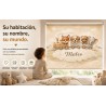 Estor Infantil Personalizado con Nombre Tren | Bebé y Niños | Estores Iroa
