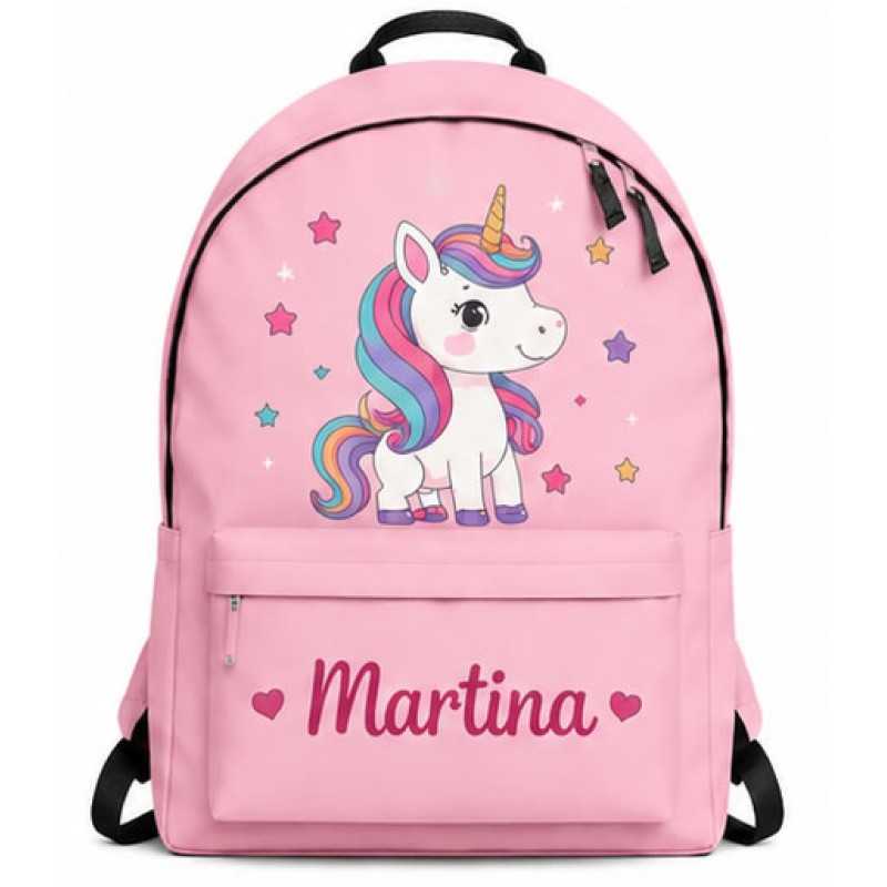 Mochila Personalizada Unicornio con Nombre para Niña | Estores Iroa