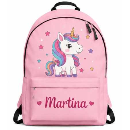 Mochila Personalizada Unicornio con Nombre para Niña | Estores Iroa
