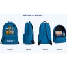 Mochila Infantil Personalizada con Nombre | Animales de la Selva | Estores Iroa