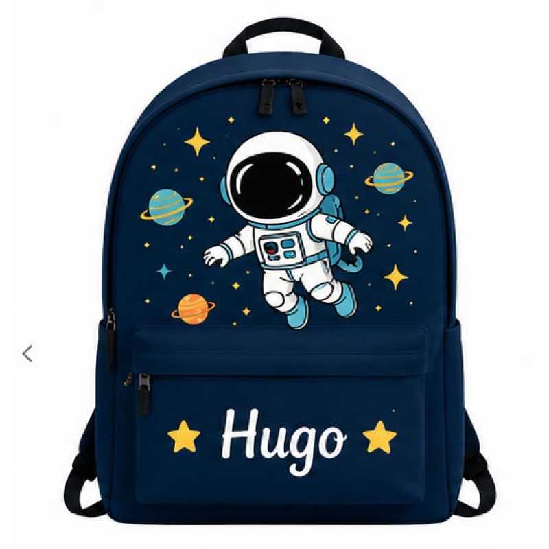 Mochila Escolar Personalizada Astronauta con Nombre | Espacio | Estores Iroa