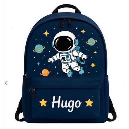 Mochila Escolar Personalizada Astronauta con Nombre | Espacio | Estores Iroa