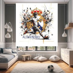 Estores infantiles Futbol Madrid 2024