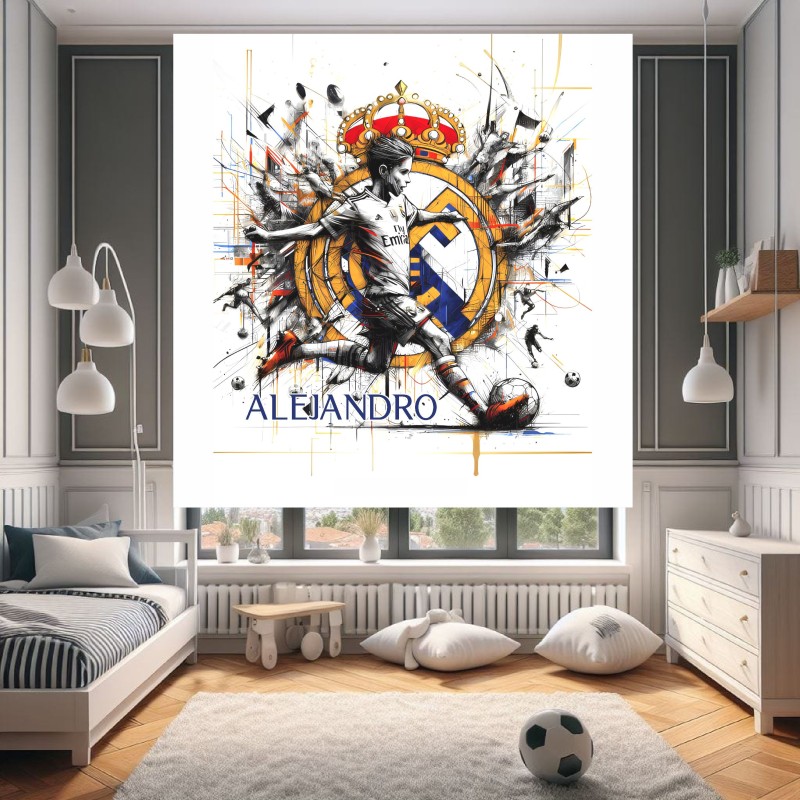 Estores infantiles Futbol Madrid 2024 Estores infantiles Futbol Madrid 2024