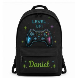 Mochila Gamer Personalizada con Nombre | Mochila Escolar Infantil | Estores Iroa